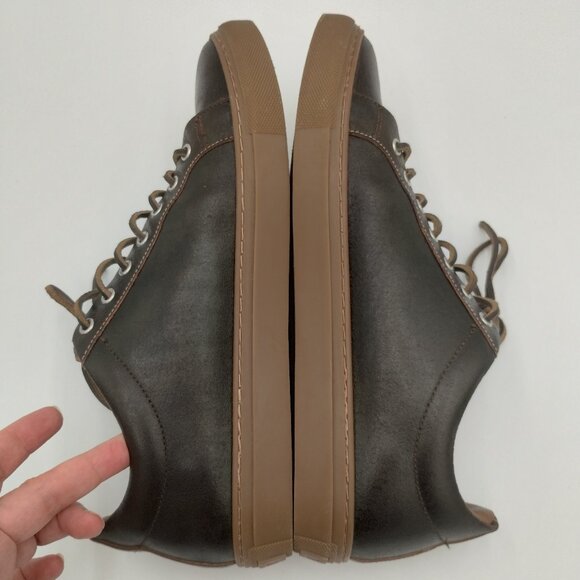 Thursday Everyday Cacao Premier Low Top Sneaker Dark Brown Size 10.5 - Picture 3 of 13